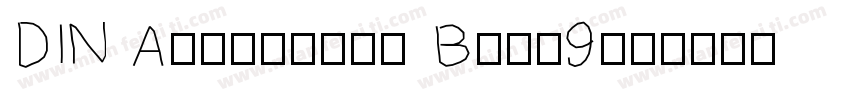 DIN Alternate Bold9字体转换